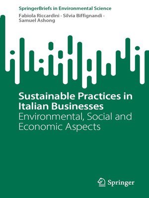 cover image of Sustainable Practices in Italian Businesses